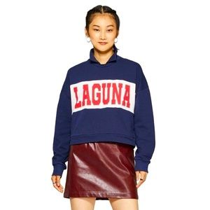 NWT Wild Fable Laguna Graphic Varsity Sweatshirt